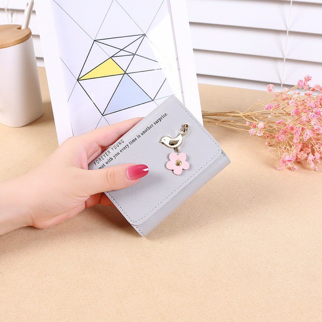 [EMARTSHOP] Retro Paragraf Pendek A30 Forever young Polos Dompet Wanita Import Real Pic C11-2