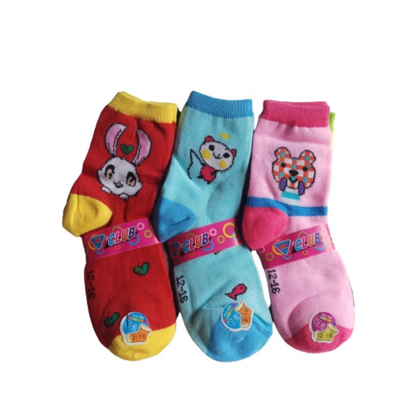 KAOS KAKI ANAK TK - SD MOTIF RANDOM