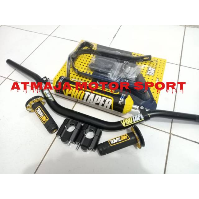 PAKET VARIASI STANG FATBAR PROTAPER SET PLUS HANDGUARD TULANG VIXION CB150 BEAT STREET MEGAPRO DLL