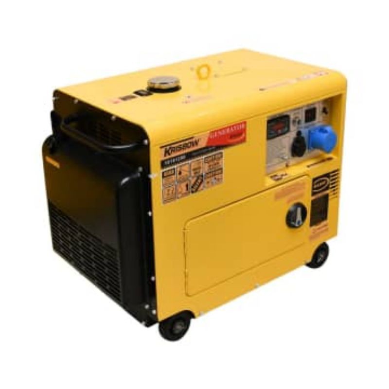 Jenset Krisbow Generator Diesel Hp 4000w 1 Ph Silent Cwa