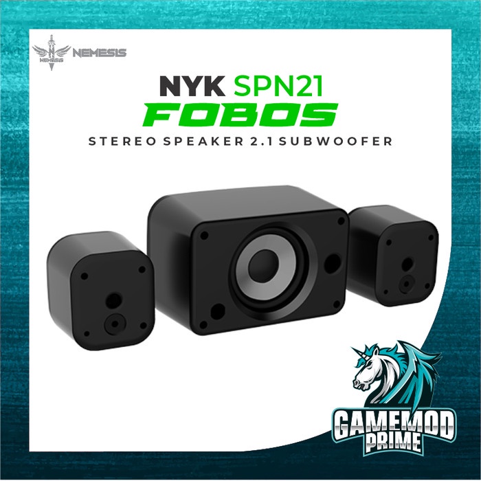 Speaker Gaming Subwoofer 2.1 RGB NYK Nemesis FOBOS SPN21 SPN 21