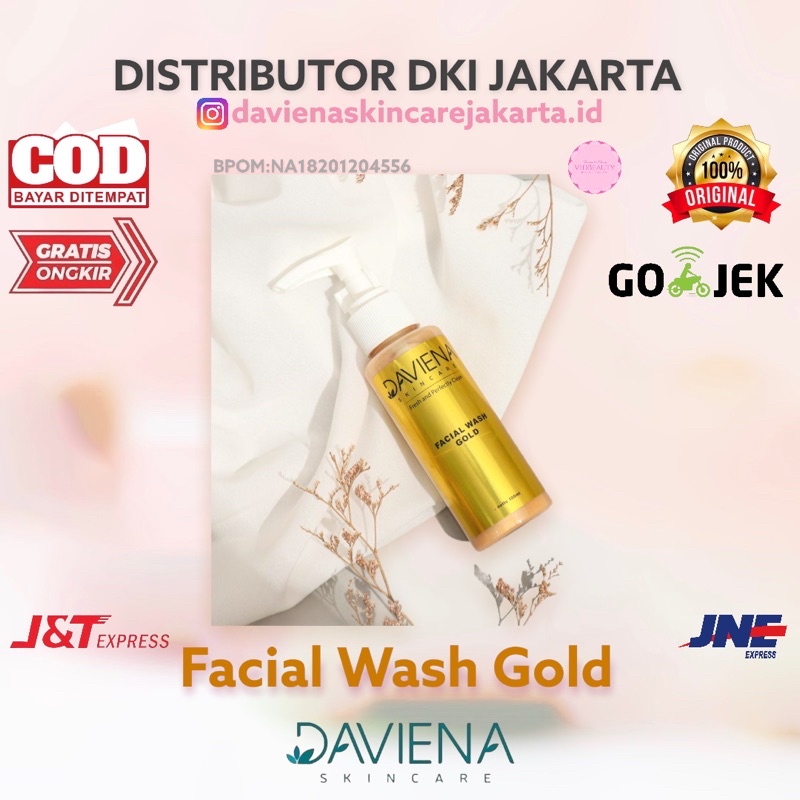 FACIAL WASH GOLD SERIES DAVIENA SKINCARE