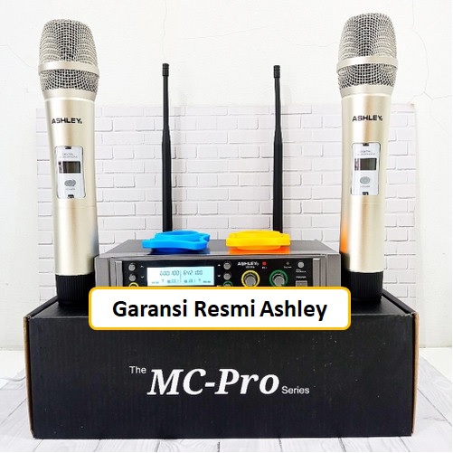 Mic Wireless ASHLEY MC PRO MC Pro Voice Anti Feedback UHF original