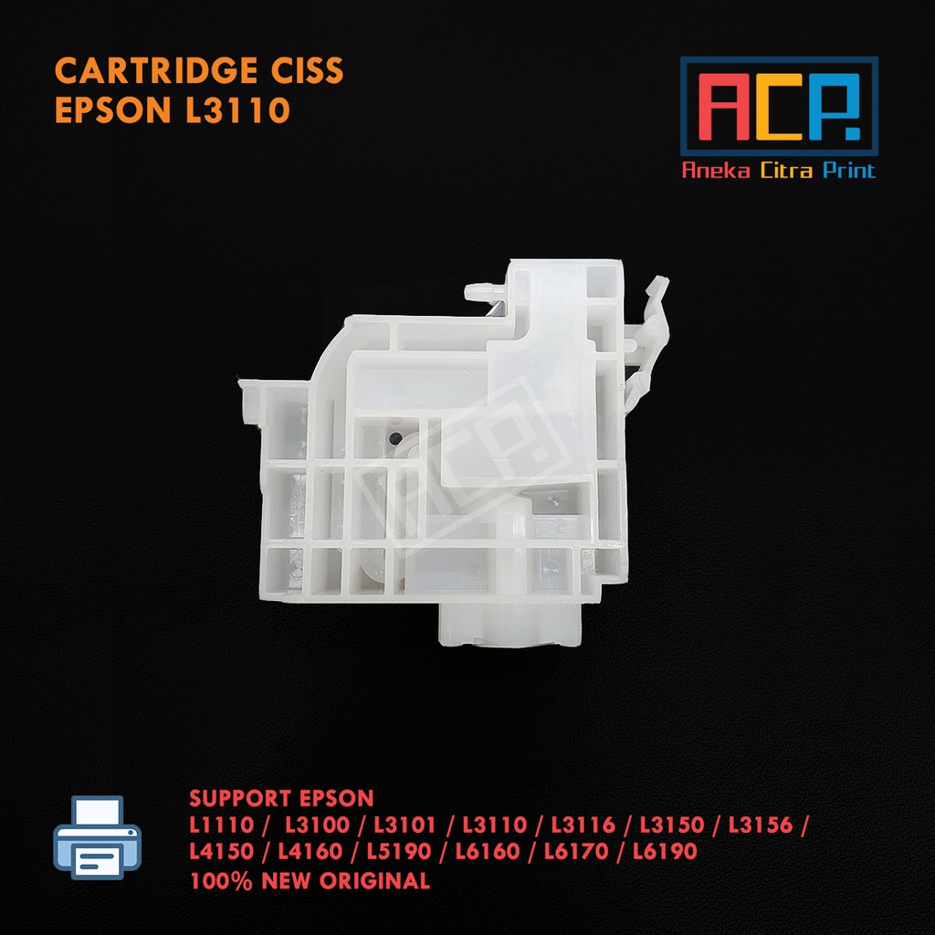 Cartridge CISS Black / Colour - Epson L1110 L3110 L3150 L3210 L4150 L4160 L5190 L6170 L6190 - New Original