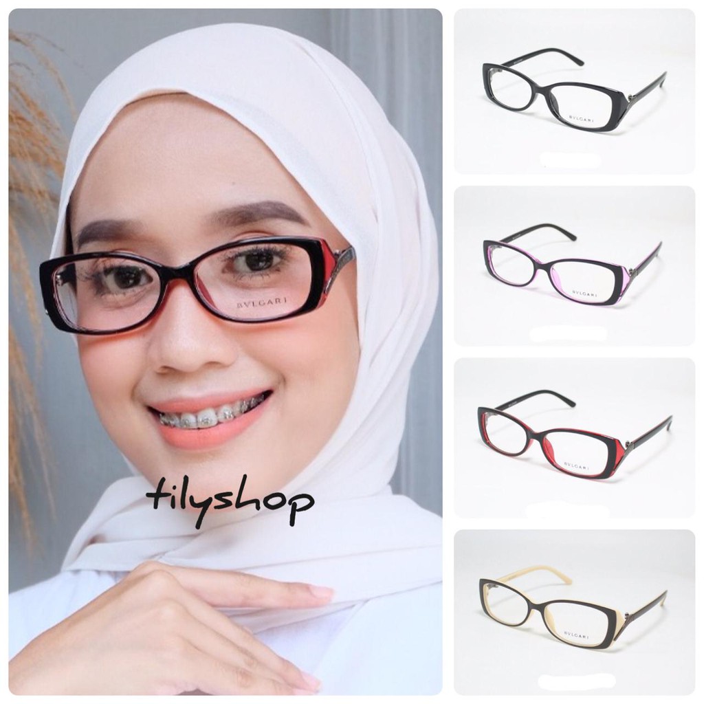 Frame Kacamata Minus Anti Radiasi Fashion Trendy 4001 Wanita Kacamata Minus Murah Termurah