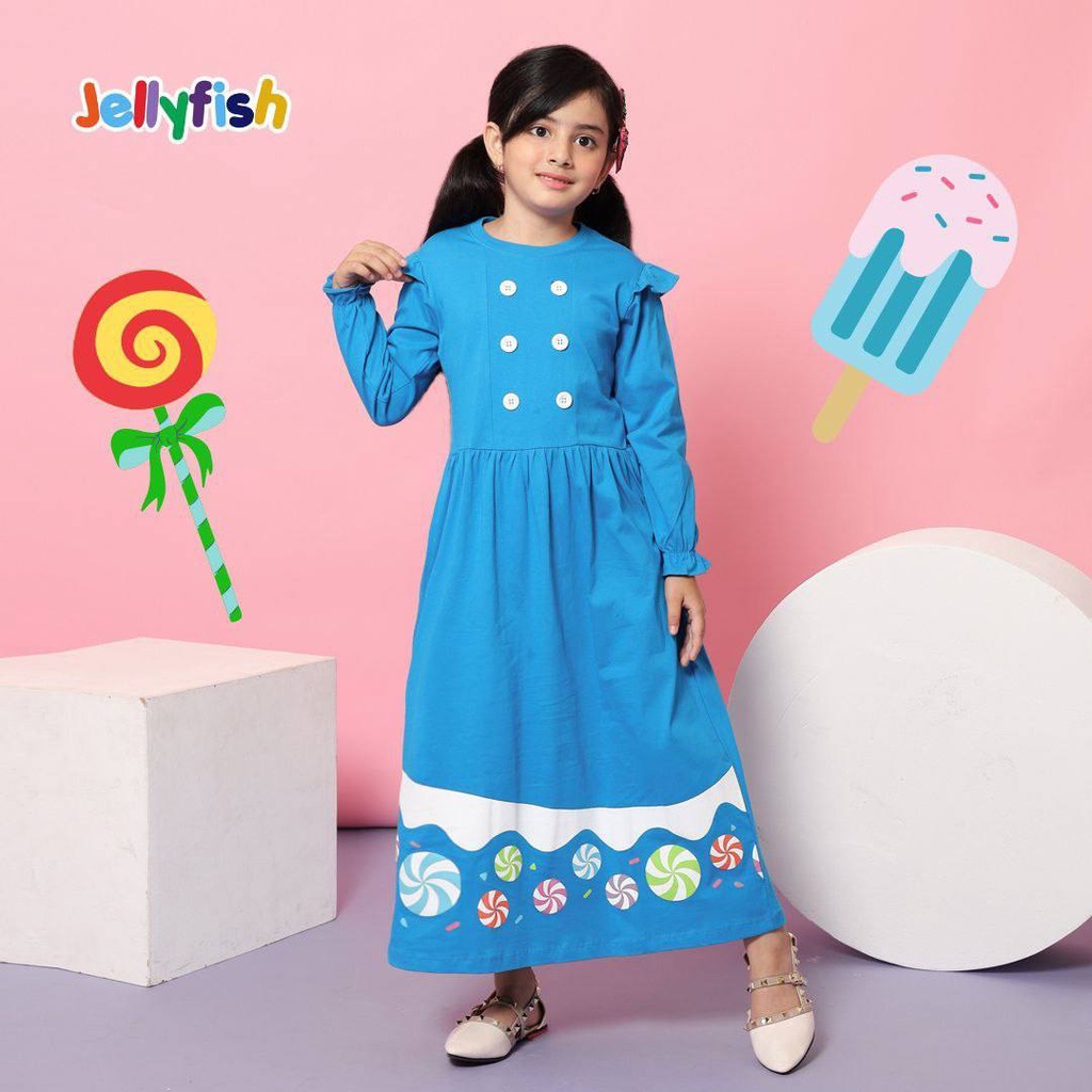 Gamis Long Dress Sweet series Jellyfish