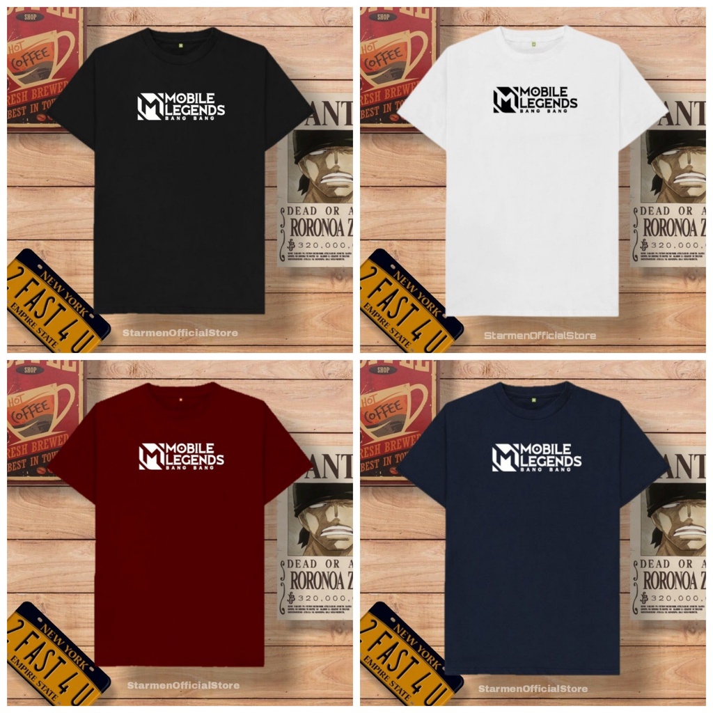 Kaos Distro Unisex MOBILE LEGEND Katun Combed 30s / sablon polyflex /polyflex premium / Pakaian Pria Wanita Atasan Cowok Cewek /kaos kekinian / kaos viral / tshirt tumbrl tee basic /SIZE M , L , XL , XXL / kaus oblong oversize kaos murah best seller ready