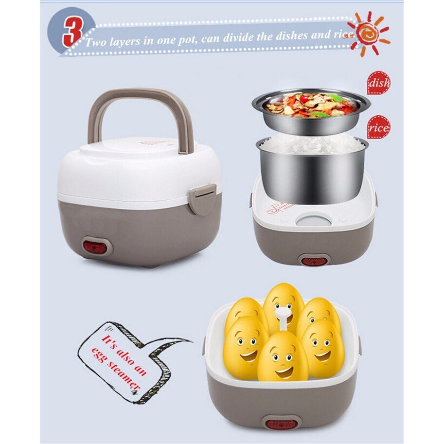 Taikeda Lunch Box Rice Cooker Mini Lunch Box Electric Portable Taikeda Lunch Box Rice Cooker Mini Lunch Box Electric Portable