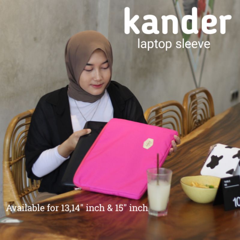 Tas Laptop 14 Inch Tas Leptop Sleeve Leptop Wanita Canvas Pelindung Laptop Pria Cover Laptop Unisex Notebook Kander