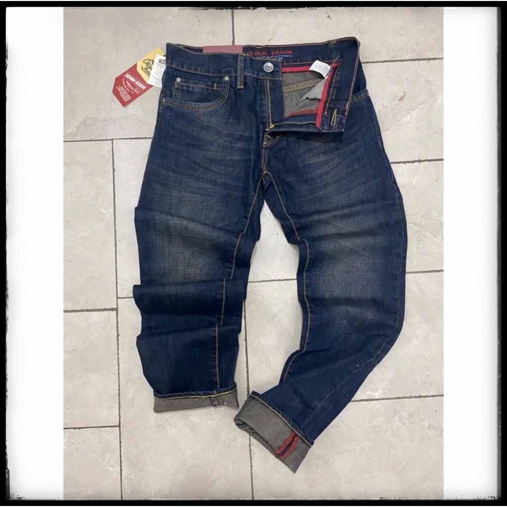 CELANA JEANS CARDINAL PRIA PANJANG REGULER/CELANA JEANS PRIA PANJANG/CELANA JEANS FASHION PRIA IMPOR