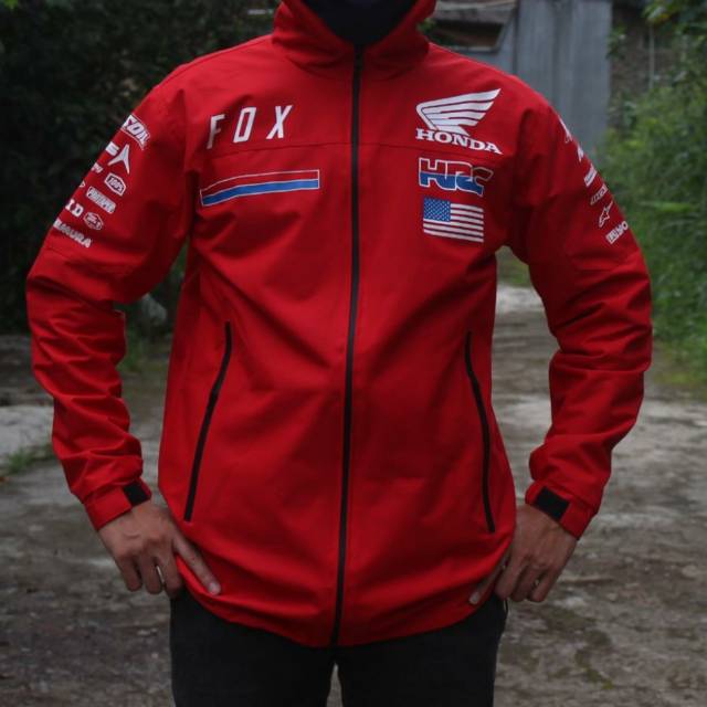 Jaket Honda HRC Fox racing waterproof