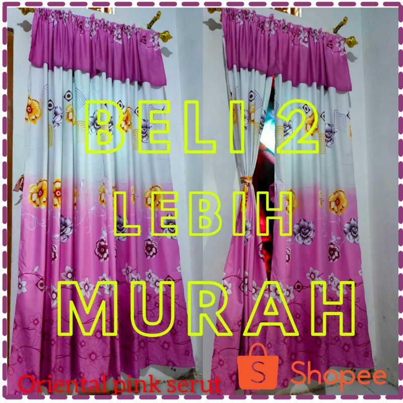 Gorden Jendela Kamar Tidur Minimalis Bahan Katun Polymicro Ukuran 100x200 cm