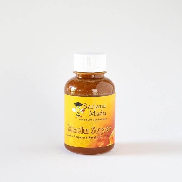 

Madu Murni Super 150 Ml Sarjana Madu - Madu Murni + Beepolen + Propolis + Rojaljelly