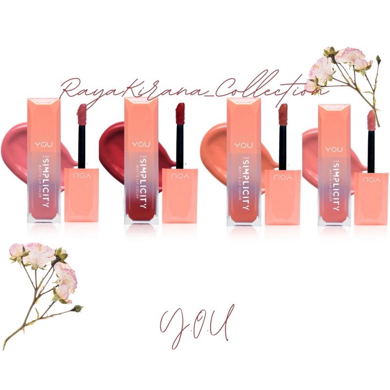 Y.O.U Simplicity matte Lip cream //Lipcream Lembut Terbaik