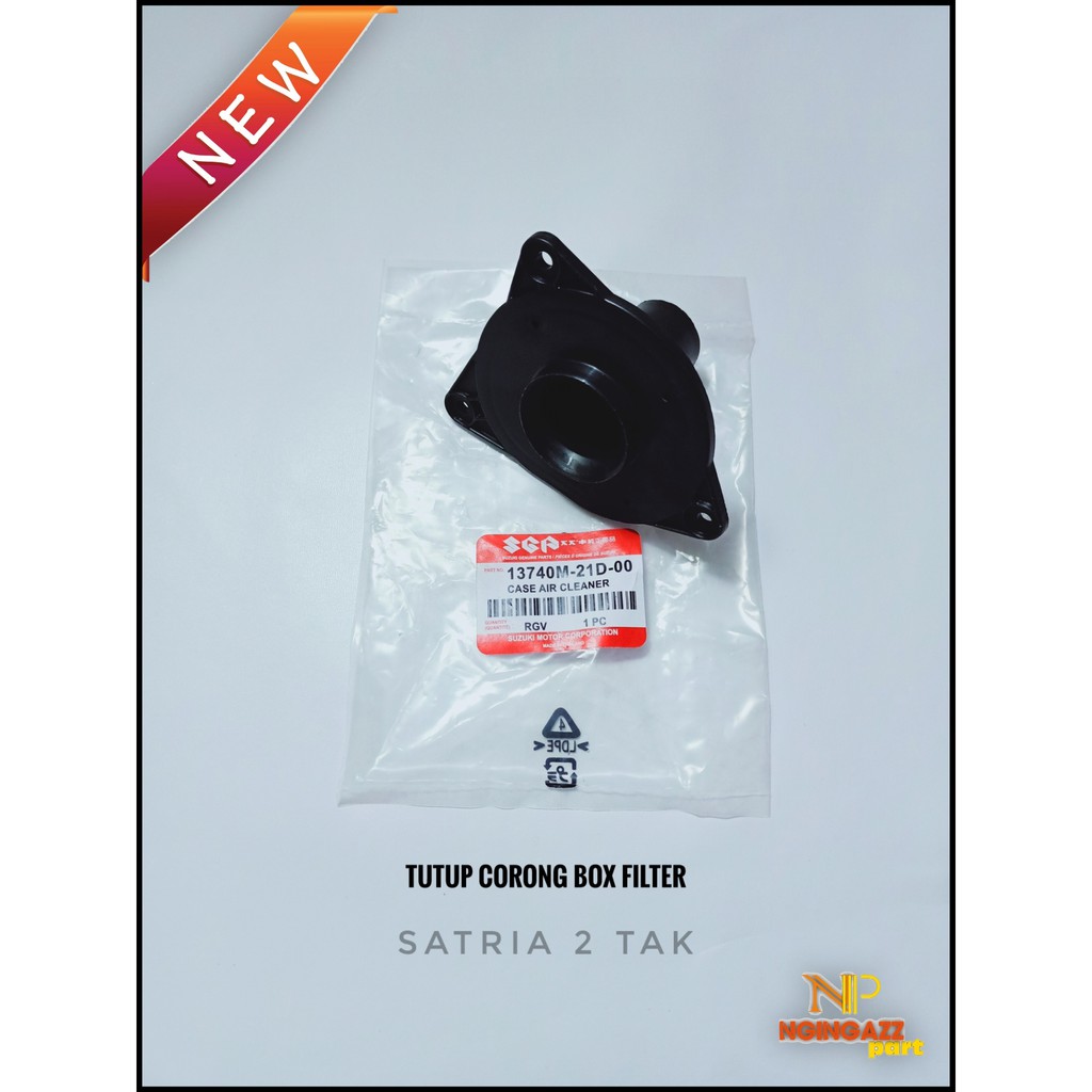 Tutup corong box filter satria 2 tak hiu lumba