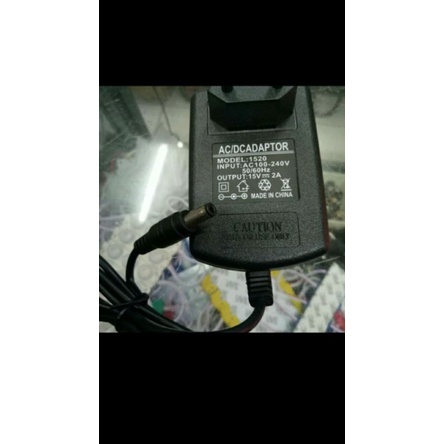 adaptor dc 15v 2a input ac 100-240v