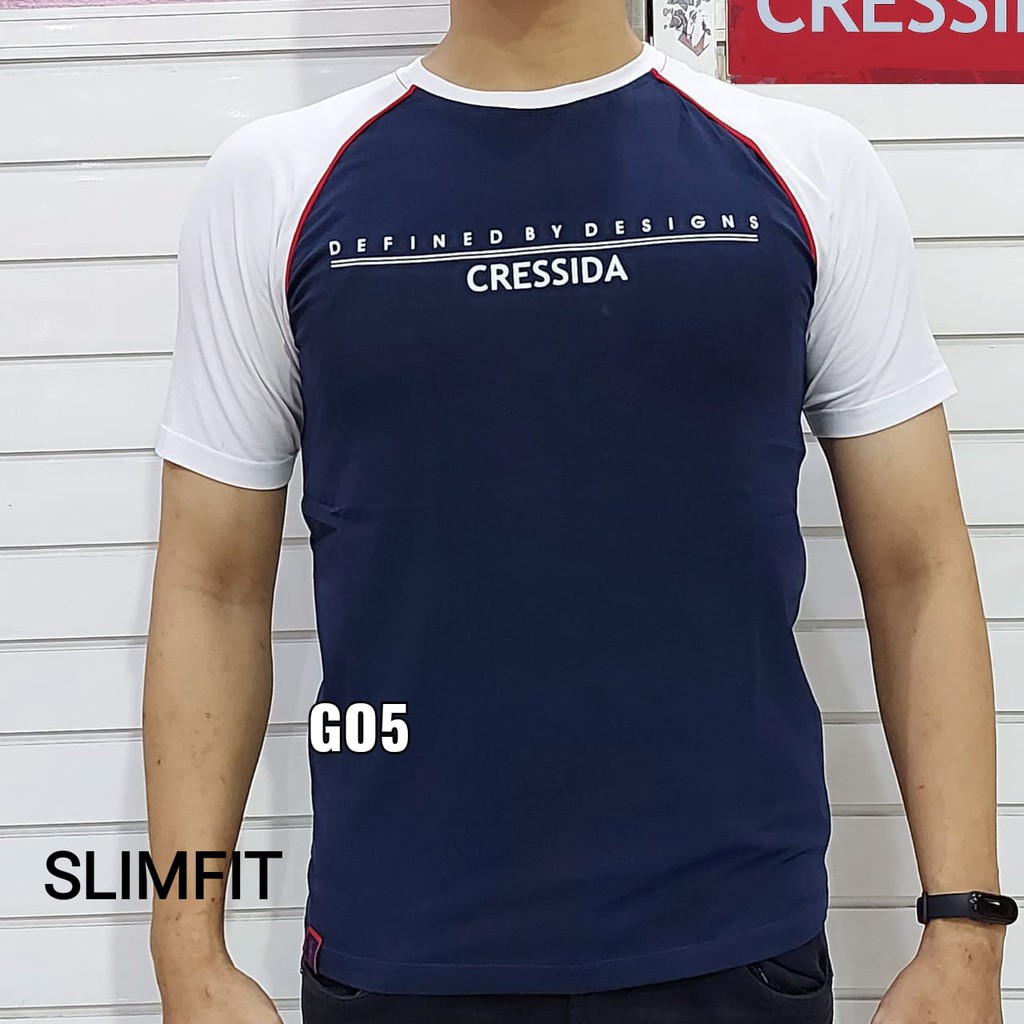 BB G05 CRESSIDA KAOS SLIMFIT Cowok Baju Pria Lengan Pendek 100% Original