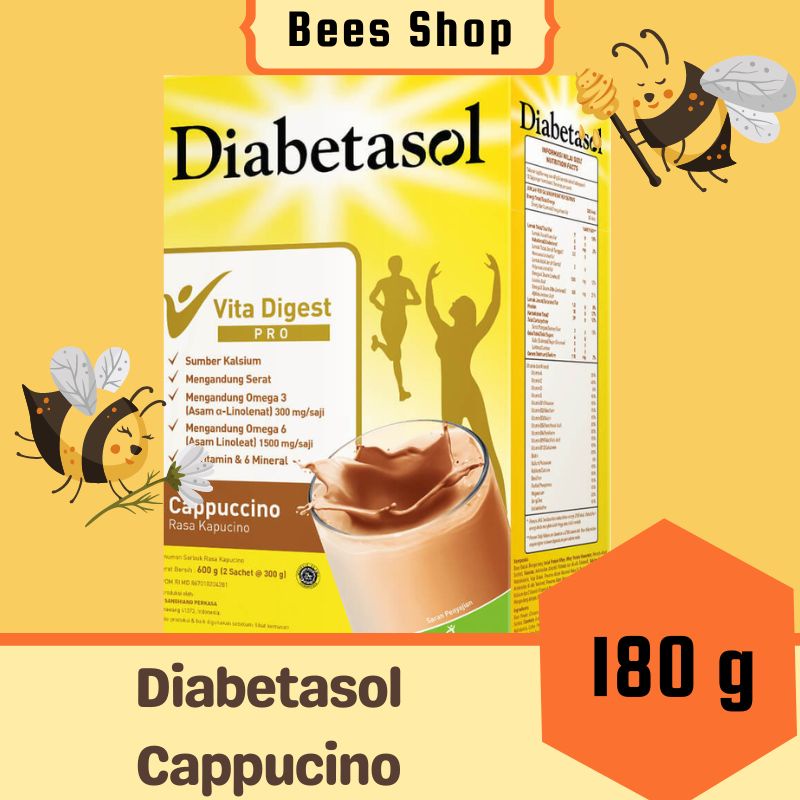 

Diabetasol Cappucino 180 Gram