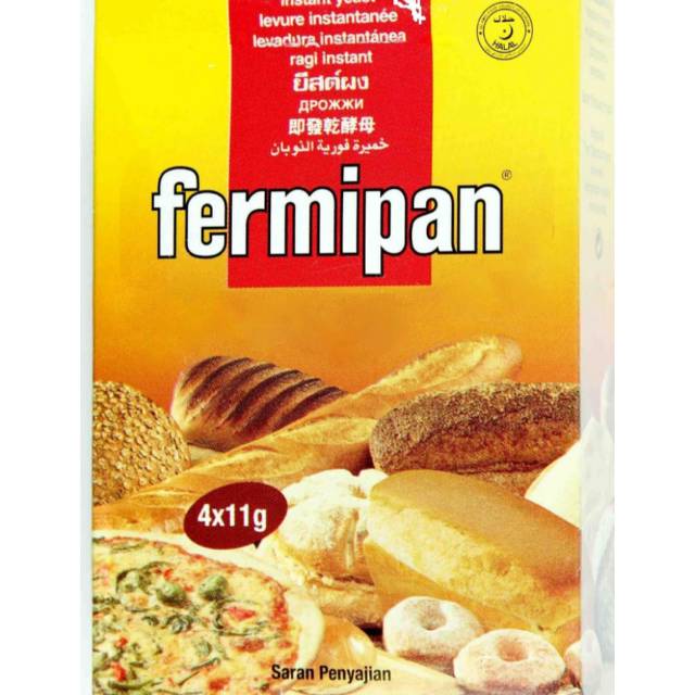 

Fermipan 1 box isi 4 sachet