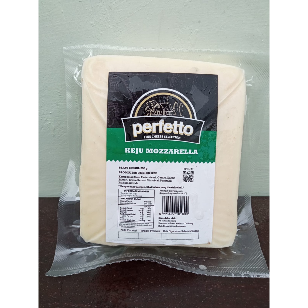PERFETTO Chesse Mozarella Slice 250gr