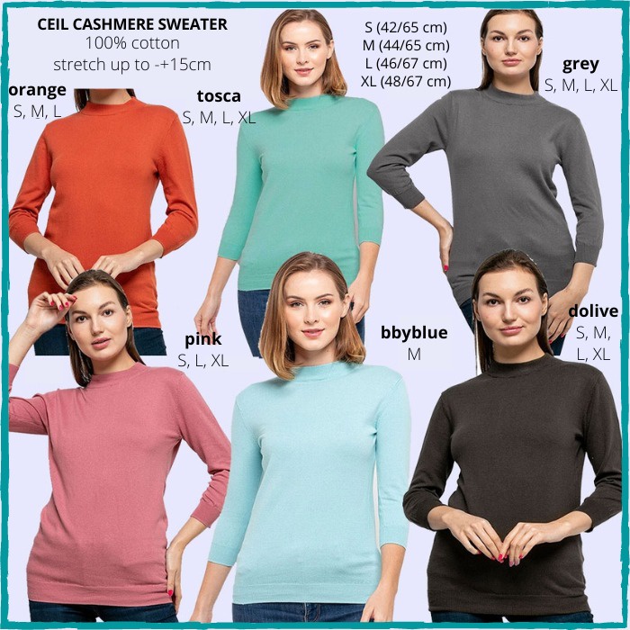 Sweater Wanita Ceil Cashmere Sweater