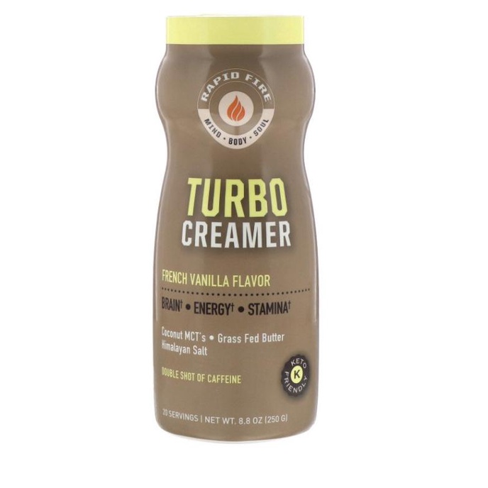 

[[BISA COD]] MCT Powder Turbo Creamer Rapid Fire (French Vanilla) Keto Krimer PROMO Kode 765