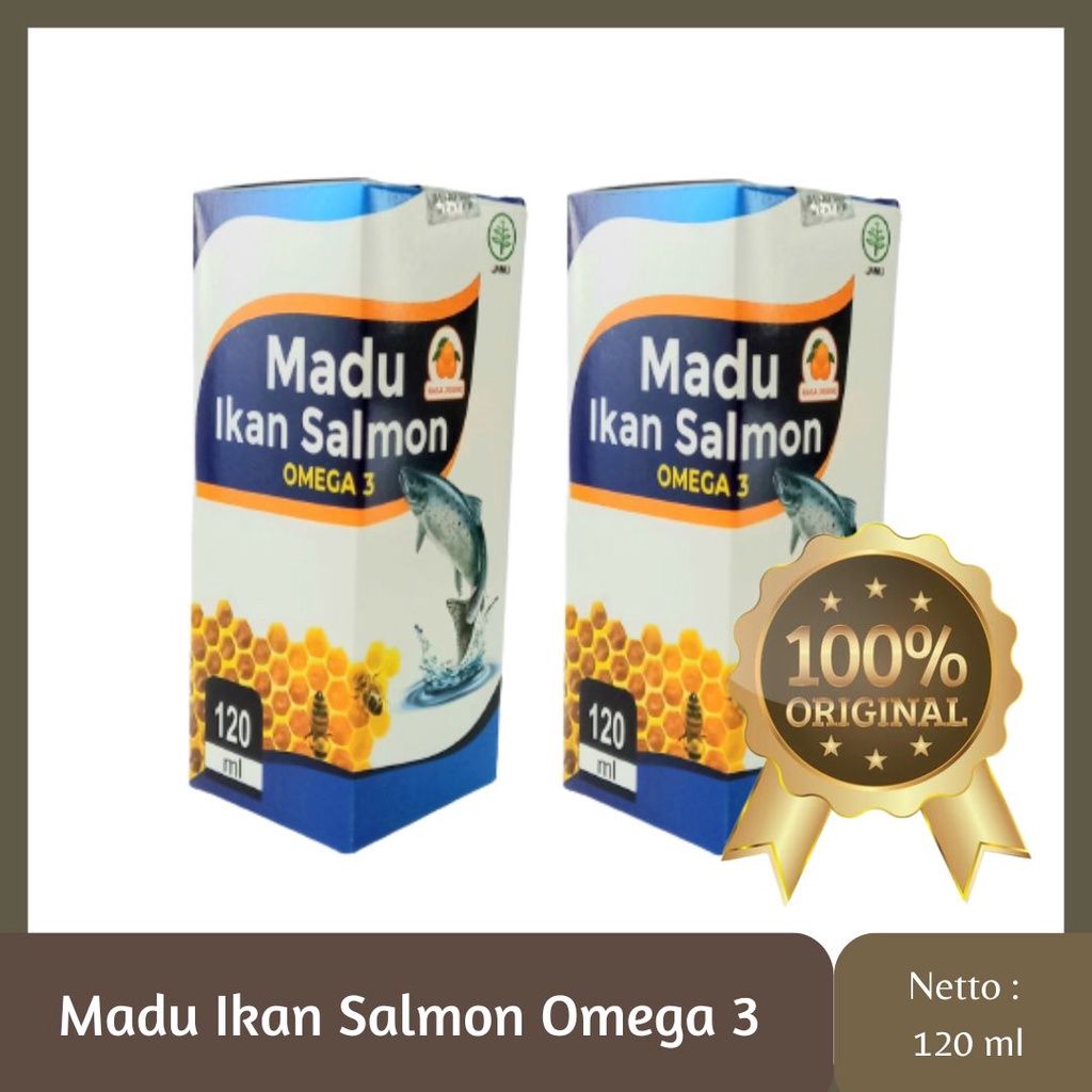 

MADU IKAN SALMON OMEGA 3 SUPLEMEN OTAK ANAK