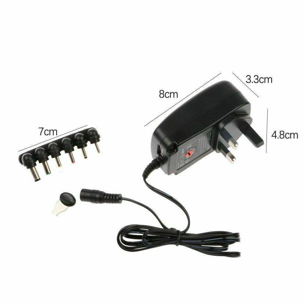 TOP Adaptor Power Suppl 3-12V Converter Kabel Charger Colokan AU Universal