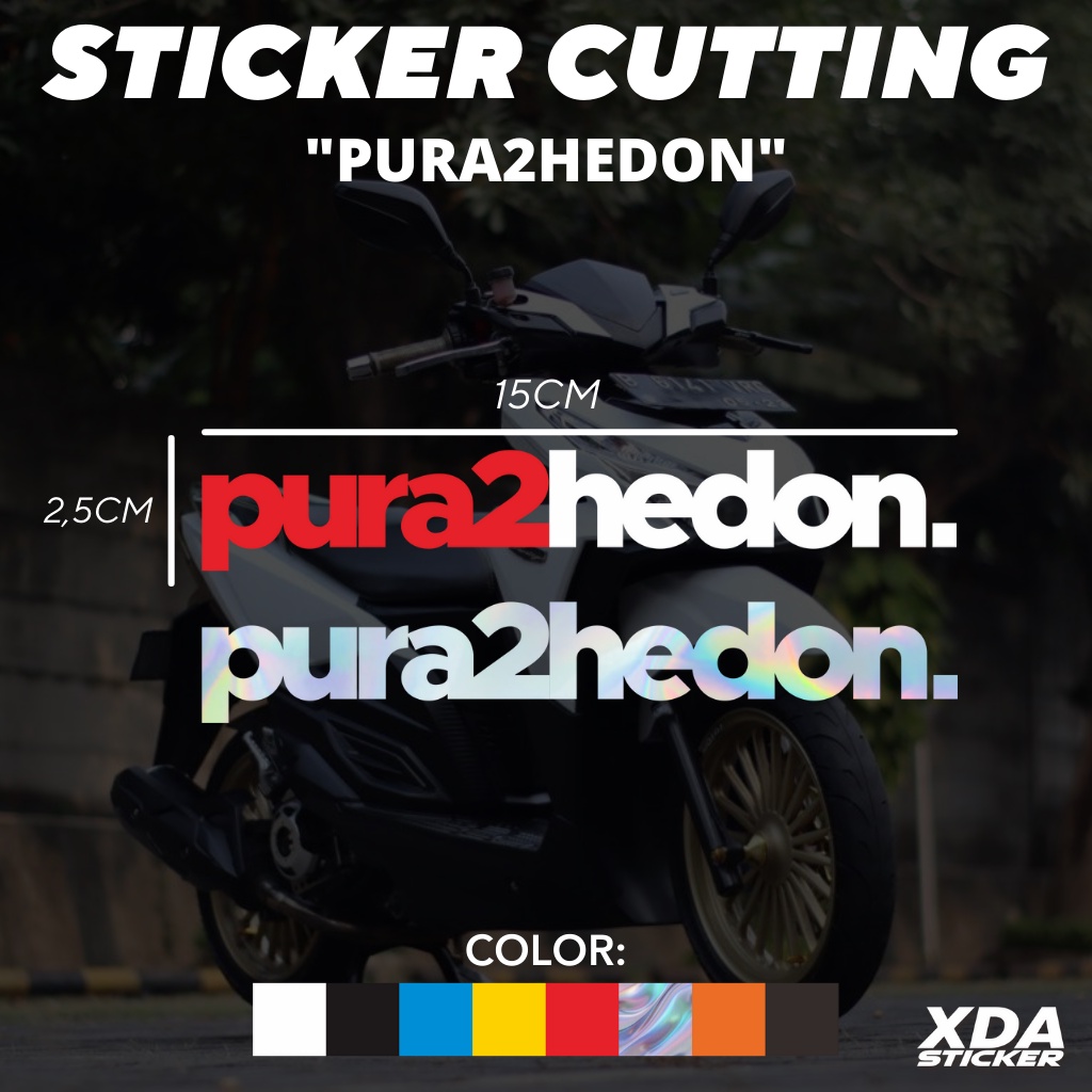 

STICKER/STIKER CUTTING PURA2HEDON.|PURA PURA HEDON.