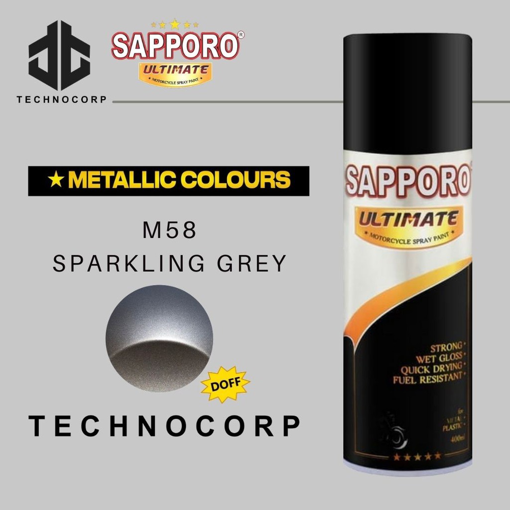 Cat Semprot SAPPORO ULTIMATE M58 SPARKLING GREY / DOFF