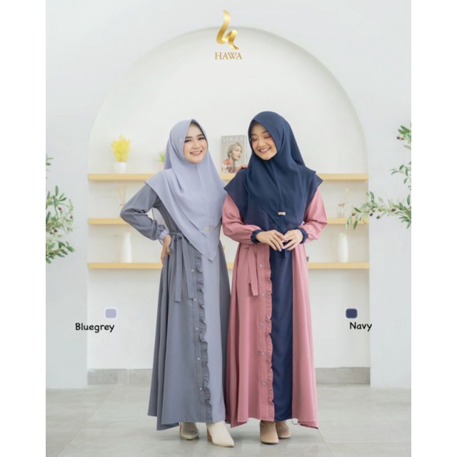 NAURA SET DRESS BY @HAWA