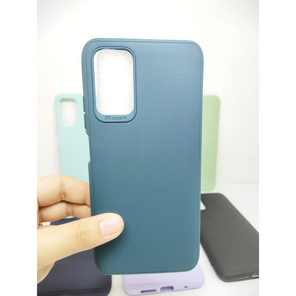 SoftCase Warna Warni Xiaomi Poco M3 6.53 with 3D Camera Casing Candy Macaron