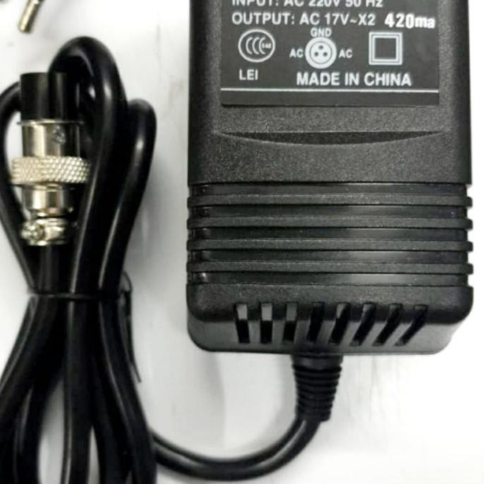 Adaptor Mixer Audio Yamaha Mg Series 17V X 420Ma 3 Pin Bagus
