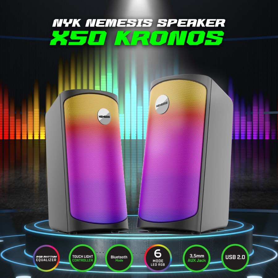NYK NEMESIS X50 KRONOS SPEAKER GAMING RGB DUAL MODE