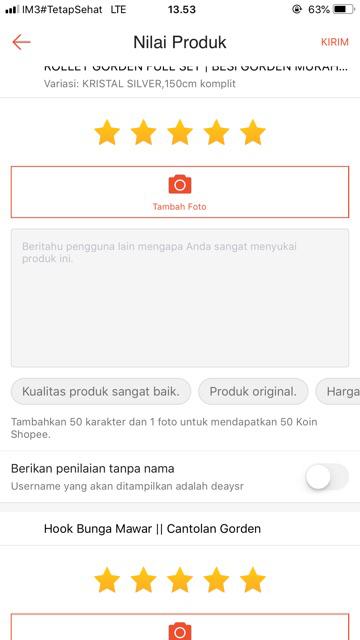 Hook Bunga Mawar || Cantolan Gorden