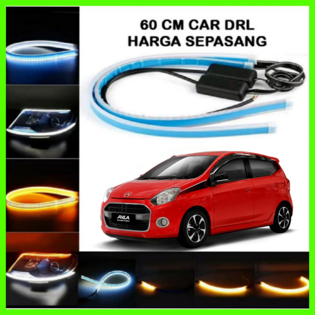 Lampu Alis Headlamp Running Mobil Daihatsu Ayla
