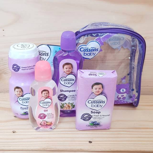 Cussons Baby Mini Bag, Gift Set Bayi, Kado Bayi, Set Bedak Bayi