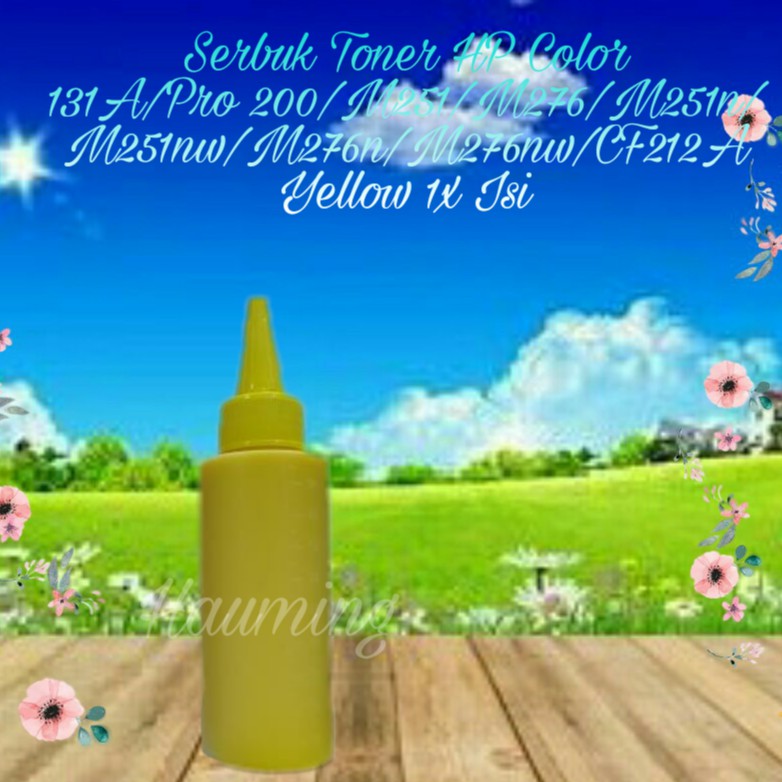 Serbuk Toner HP 131A Pro 200 M251 M276 M251n M251nw M276n M276nw CF212A Yellow 1x Isi