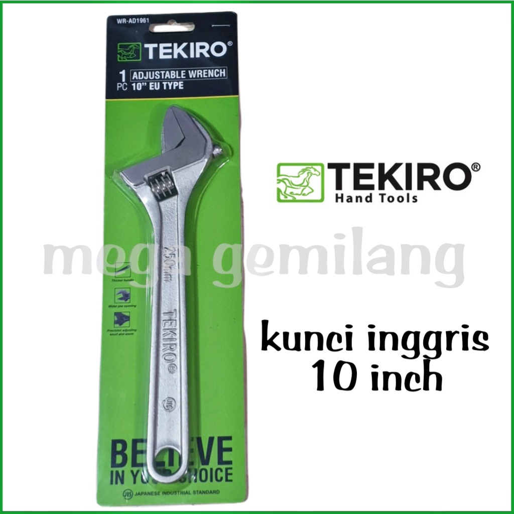 Kunci Inggris Tekiro 10 inch Original