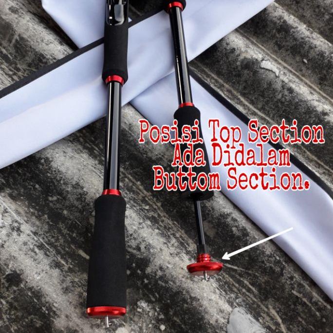 Khusus Joran Pancing Udang Galah Sambung Carbon Fiber 2 Segment 4.4 FLASH SALE/4.4 BRANDS FESTIVAL/〖