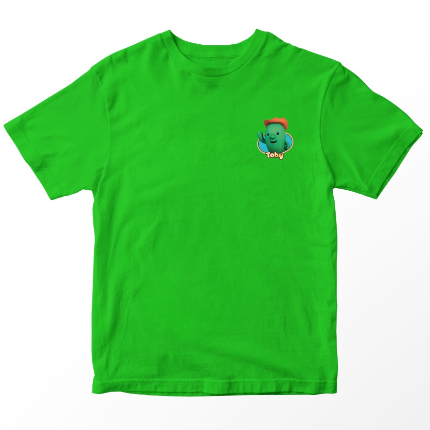 Kaos Sheriff Callie Wild West Toby Anak, Warna Hijau Umur 1-10 Tahun