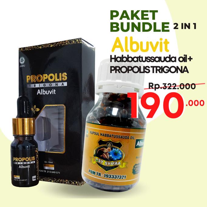 Albuvit Habbatussauda Oil Extra Propolis Trigona 10ml