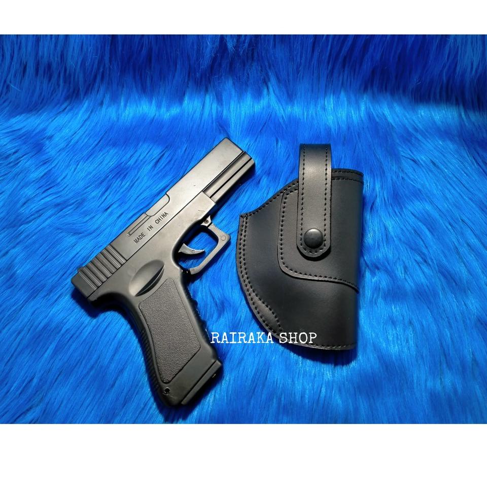 (pcak -715) Holster kulit sarung pistol glock 19 [fy -394]