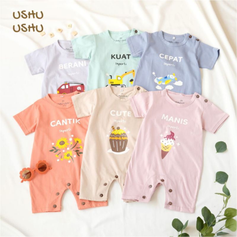 baju anak jumpsuit AKU series by Ushu Ushu