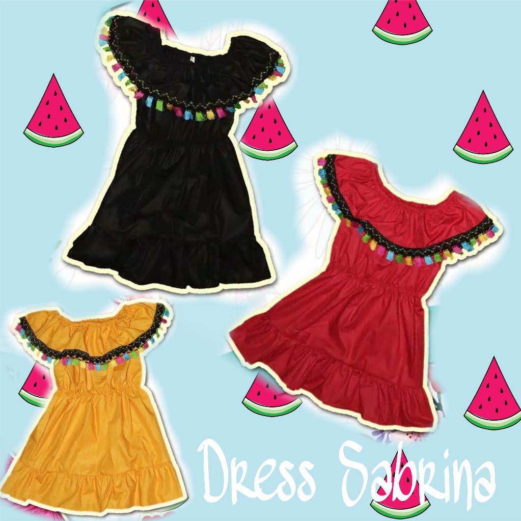 Dress Anak Sabrina umur  1-5 tahun