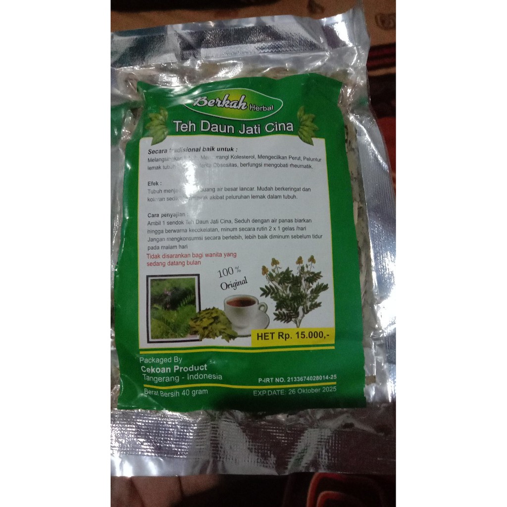 

TEH DAUN JATI CHINA herbal pelangsing TOKOKUU