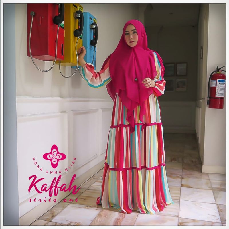 (GAMIS SAJA) KAFFAH DAILY DRESS SYARI BY NONAANNA HIJAB