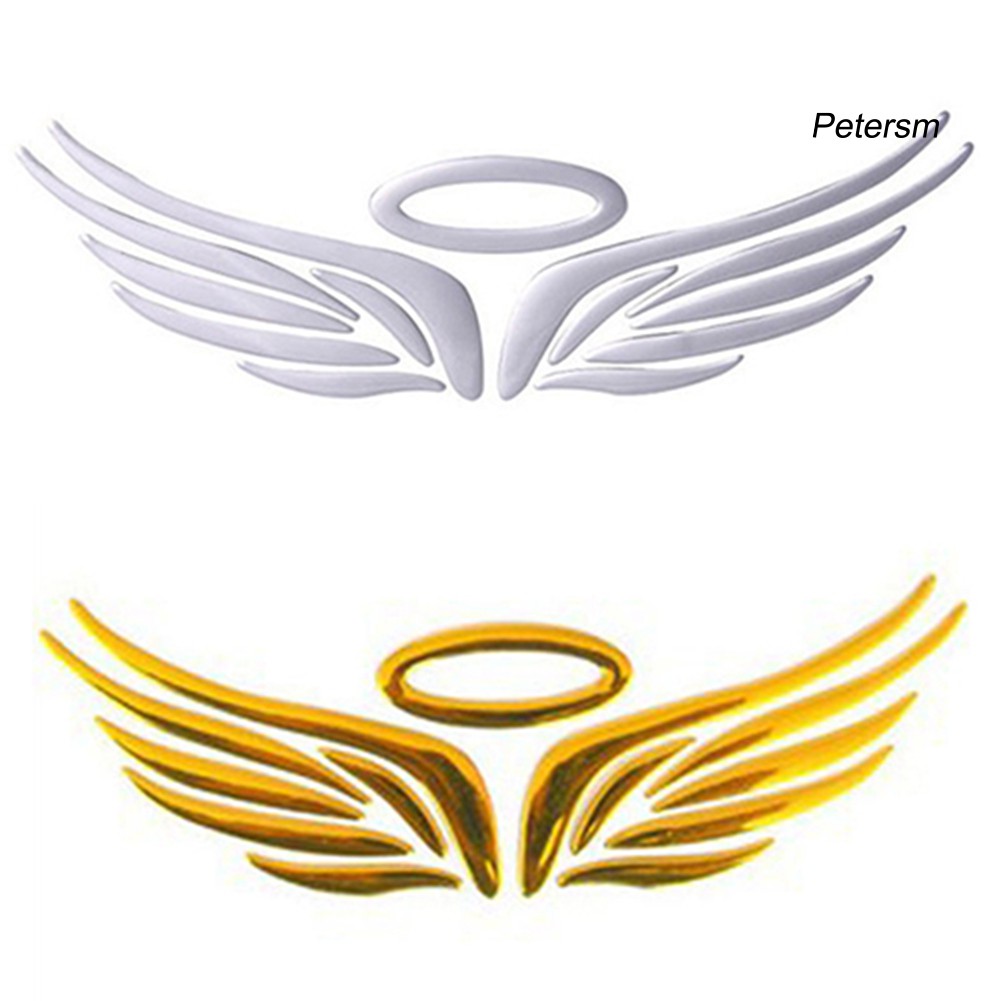 Rxx Stiker Mobil Motif Sayap Malaikat 3d Untuk Dekorasi Exterior
