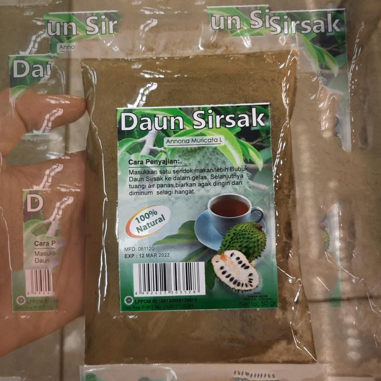 

Daun Sirsak 50gr / Annona Muricata