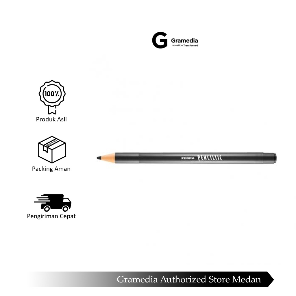 

Gramedia Medan - ZEBRA PINCILTIC BLACK